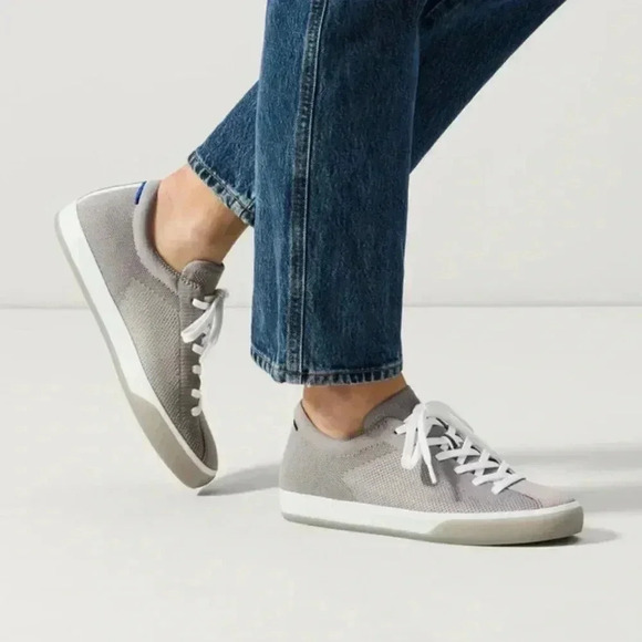 Rothy’s The Lace Up Sneaker in Storm Size 8.5 - Picture 2 of 7